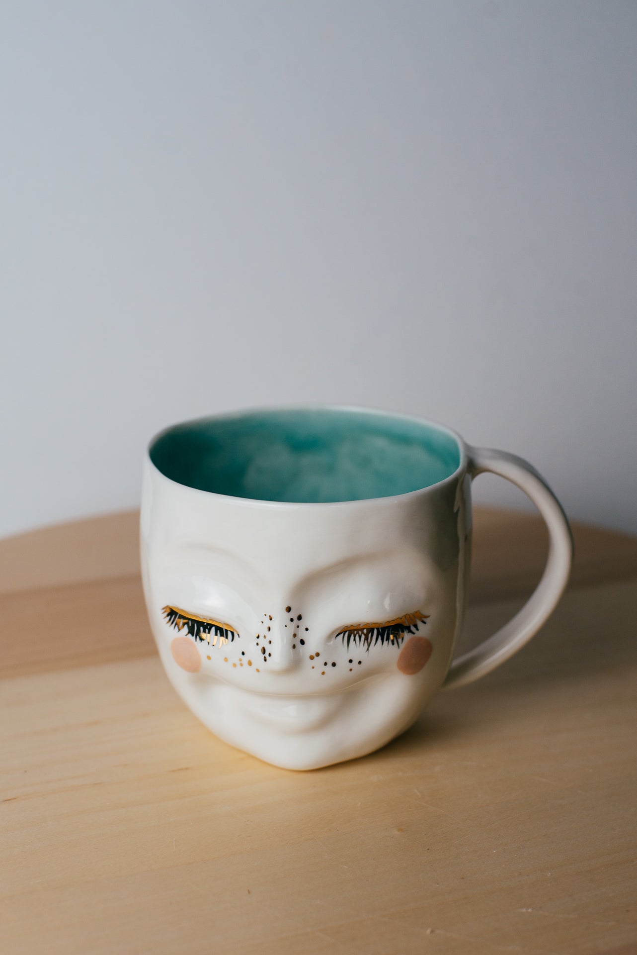 Happy face M size | Porcelain mug