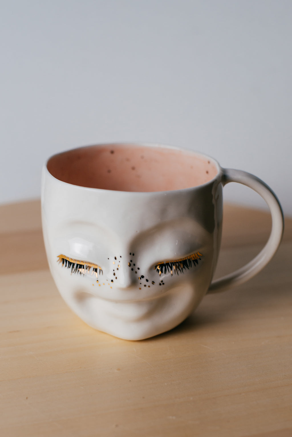 Happy face M size | Porcelain mug