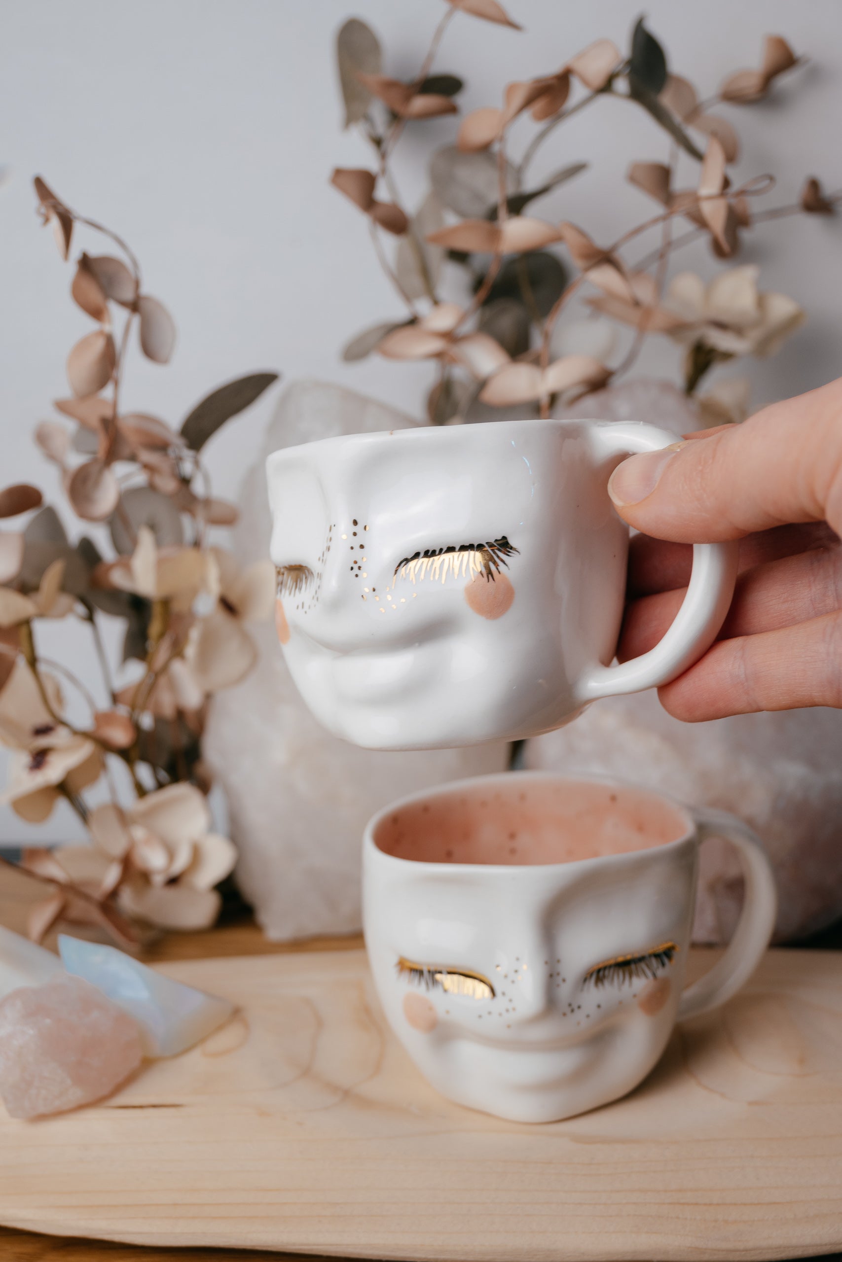 Happy face S size | Porcelain mug
