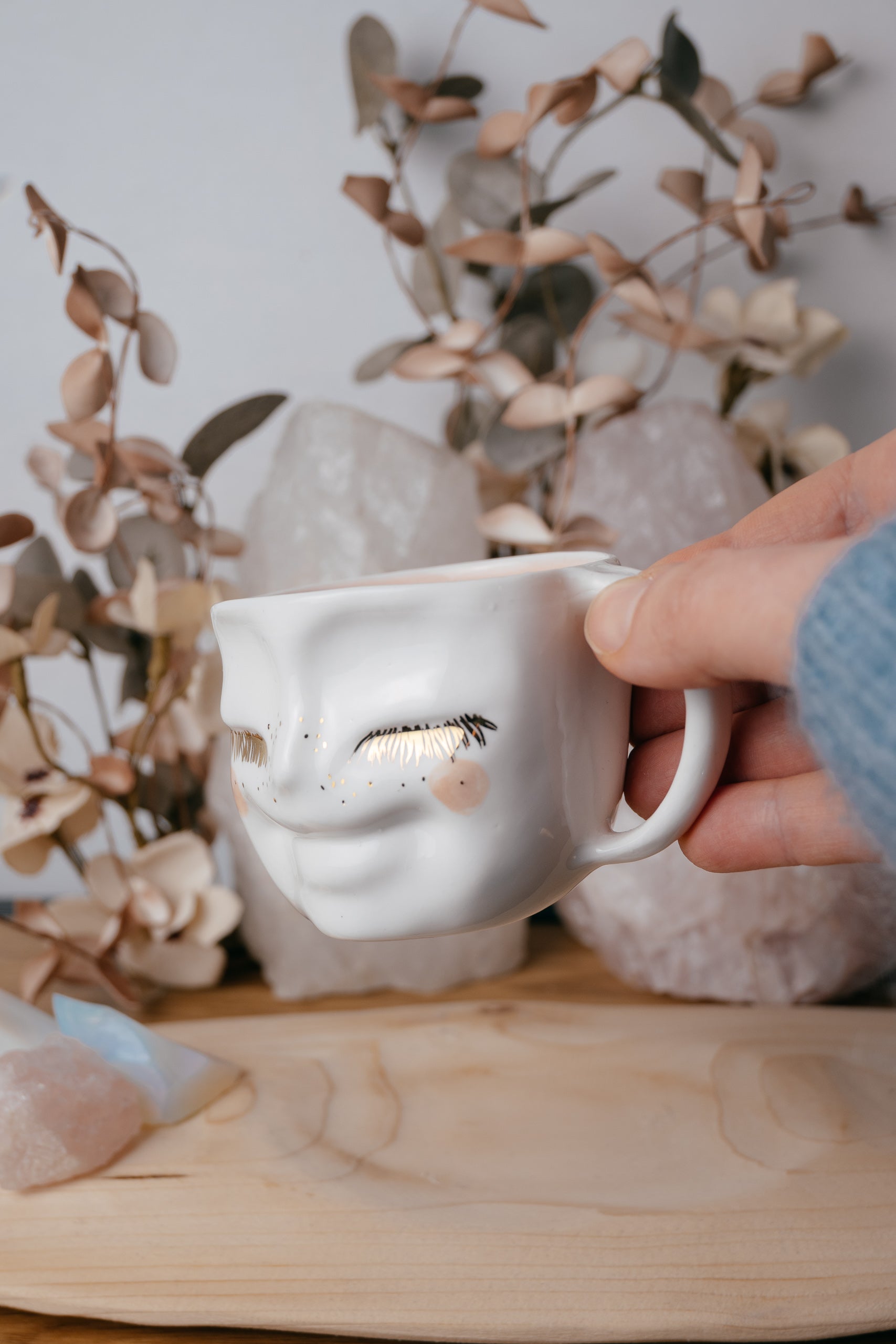 Happy face S size | Porcelain mug