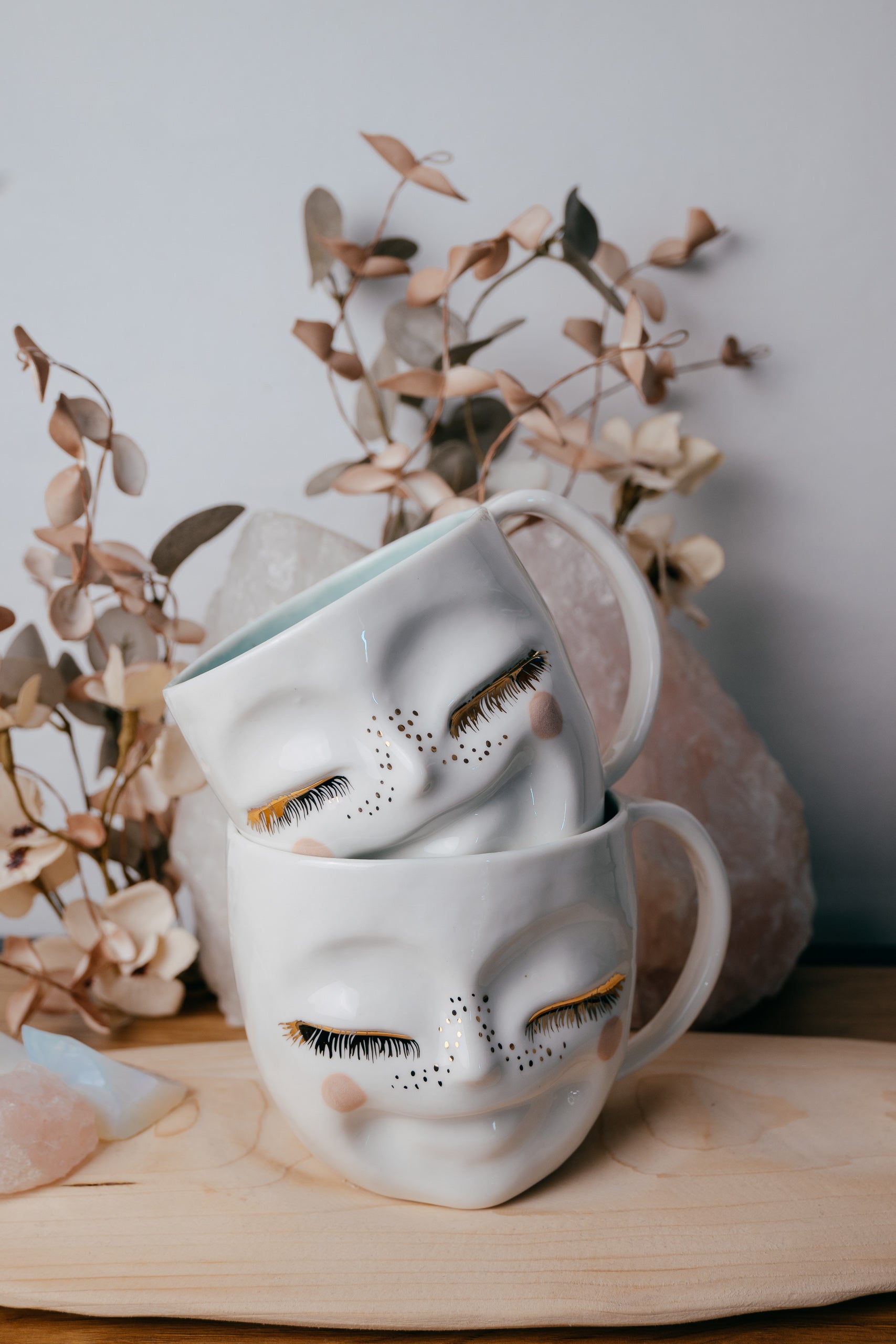 Happy face M size | Porcelain mug
