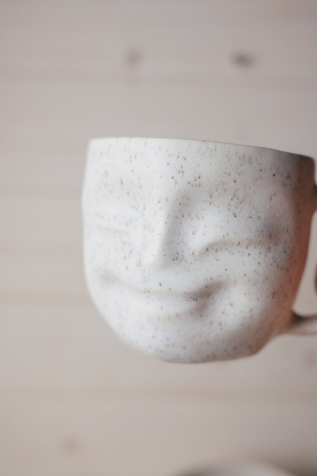 Stoneware Happy face mug
