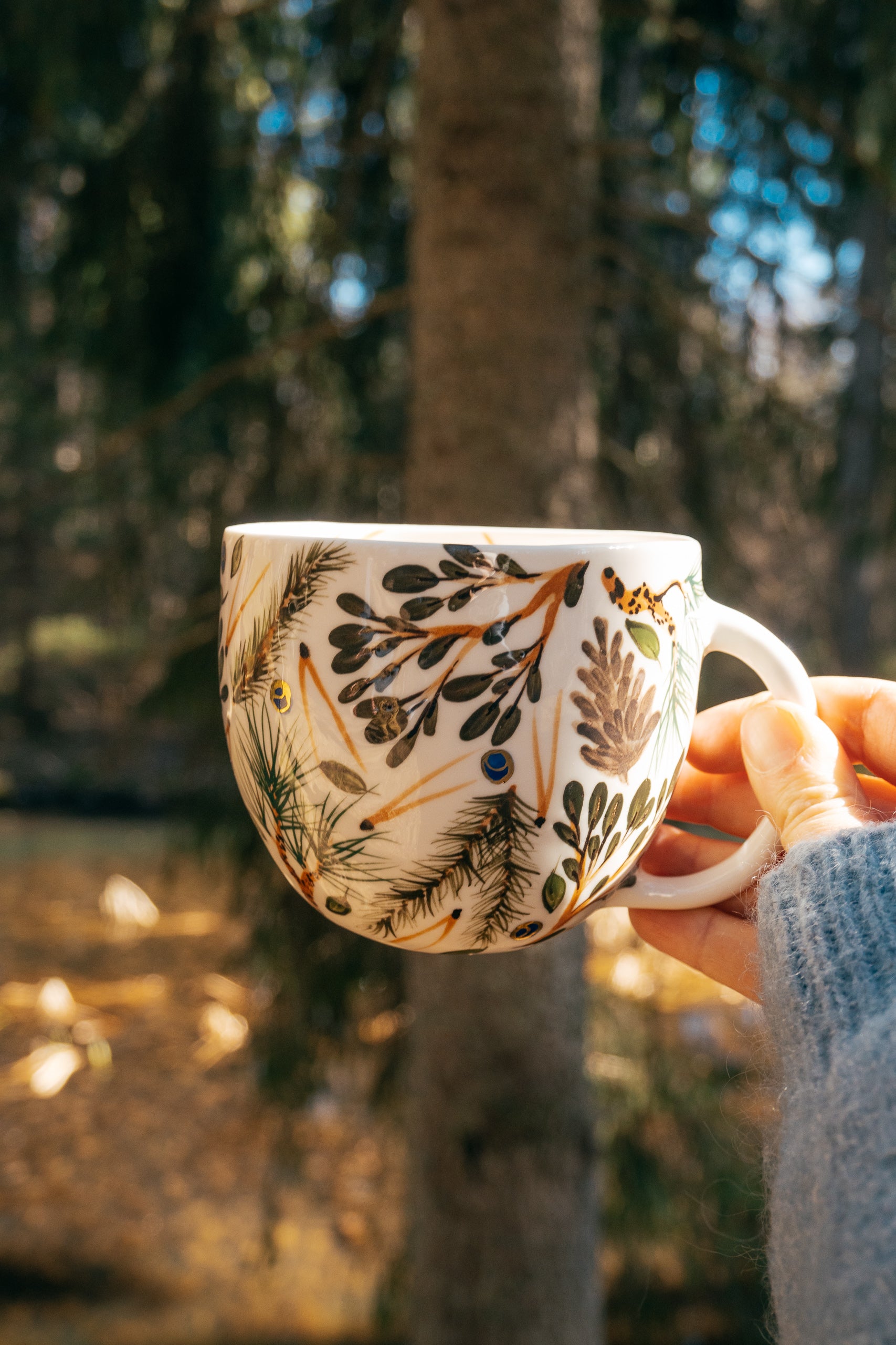 Ovisi Forest | Rounded Porcelain Mug