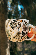 Ovīšu mežs | Apaļa porcelāna krūze