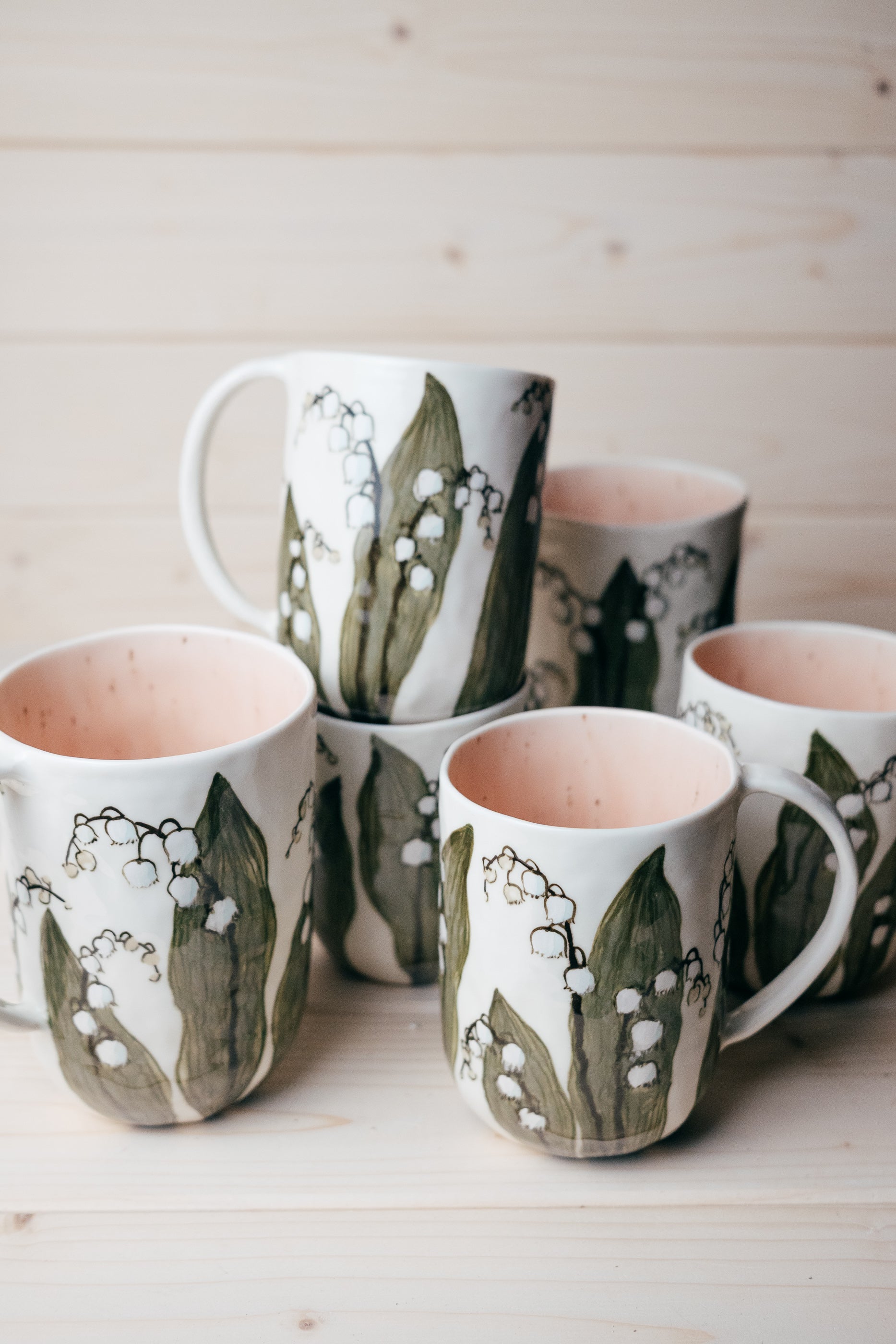 Lilies of the valley | Porcelain mug