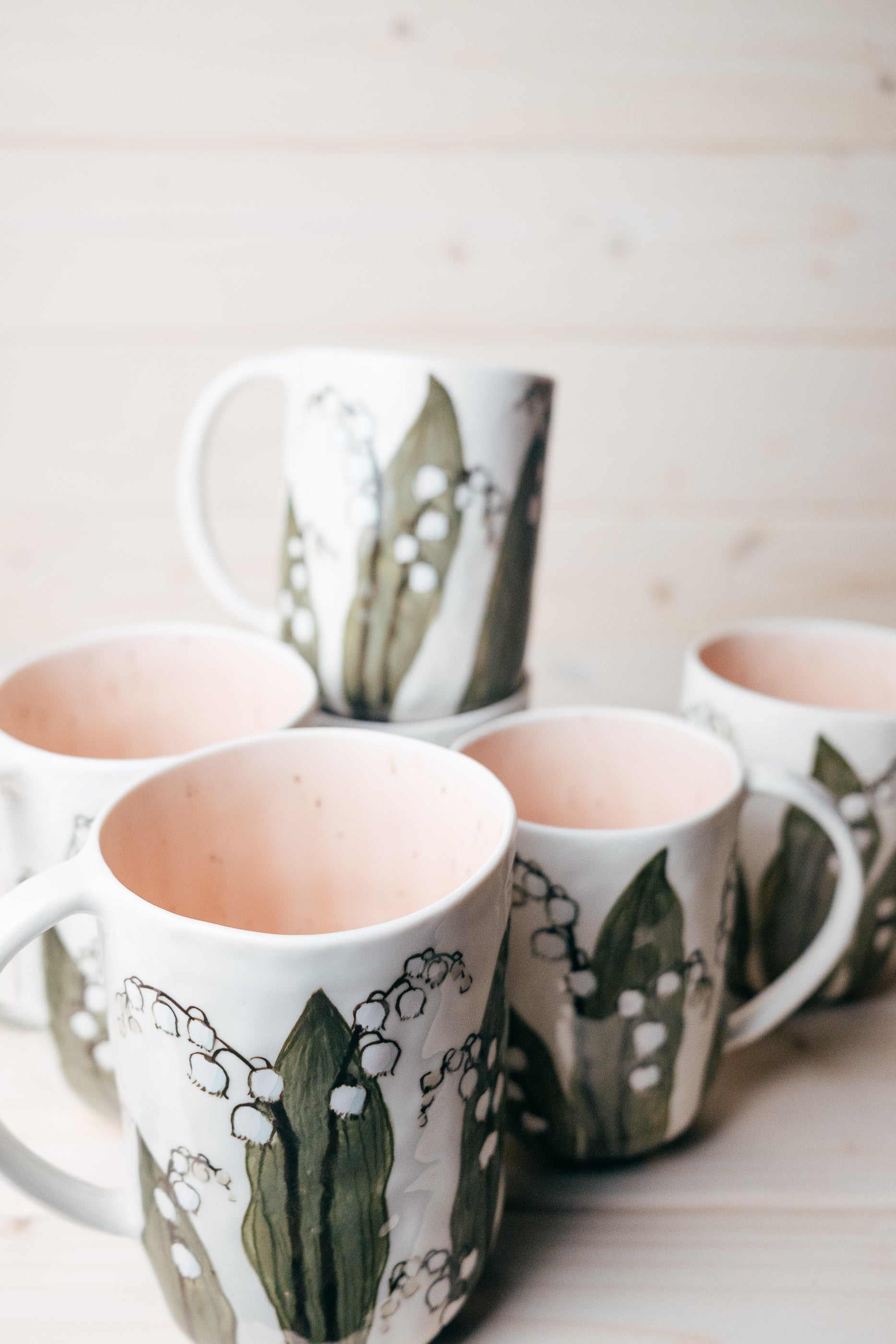 Lilies of the valley | Porcelain mug