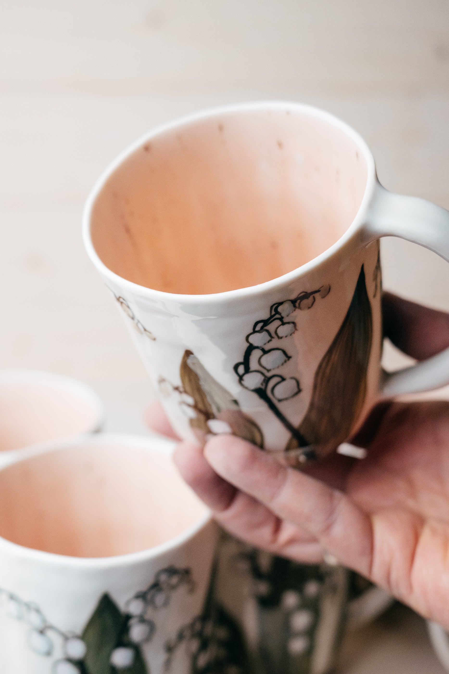 Lilies of the valley | Porcelain mug