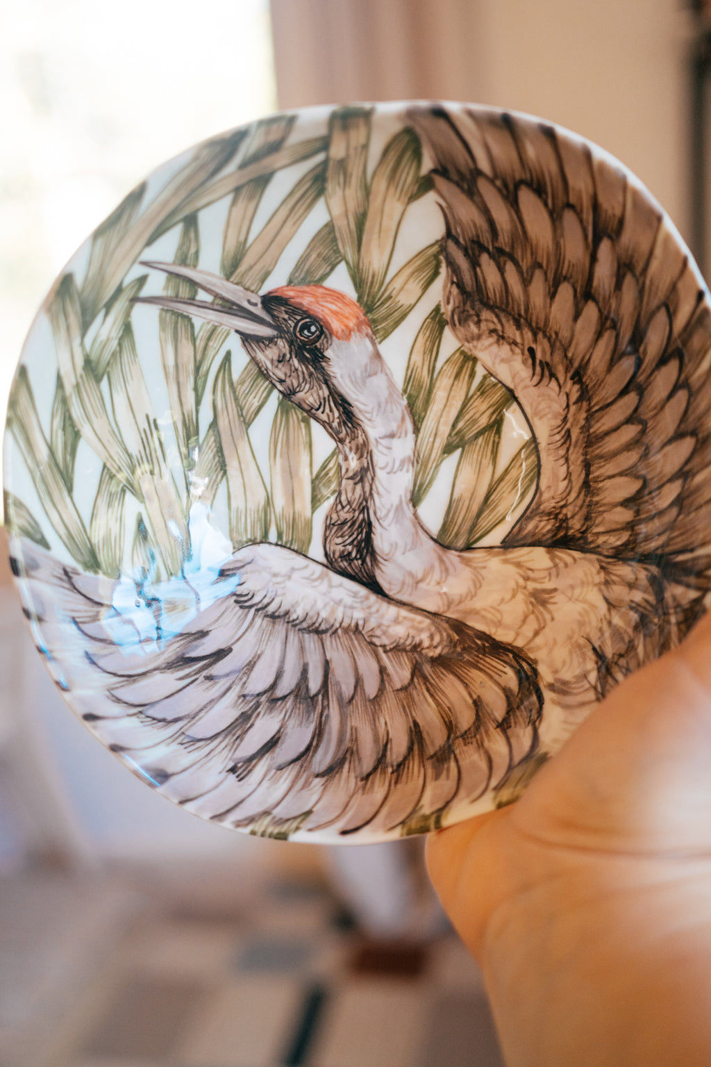 Crane | Porcelain bowl