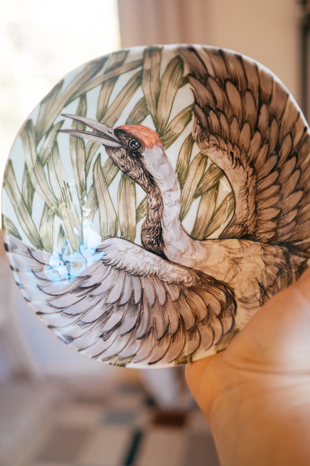 Crane | Porcelain bowl