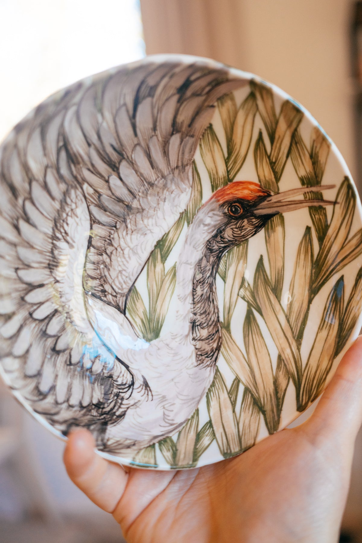 Crane | Porcelain bowl