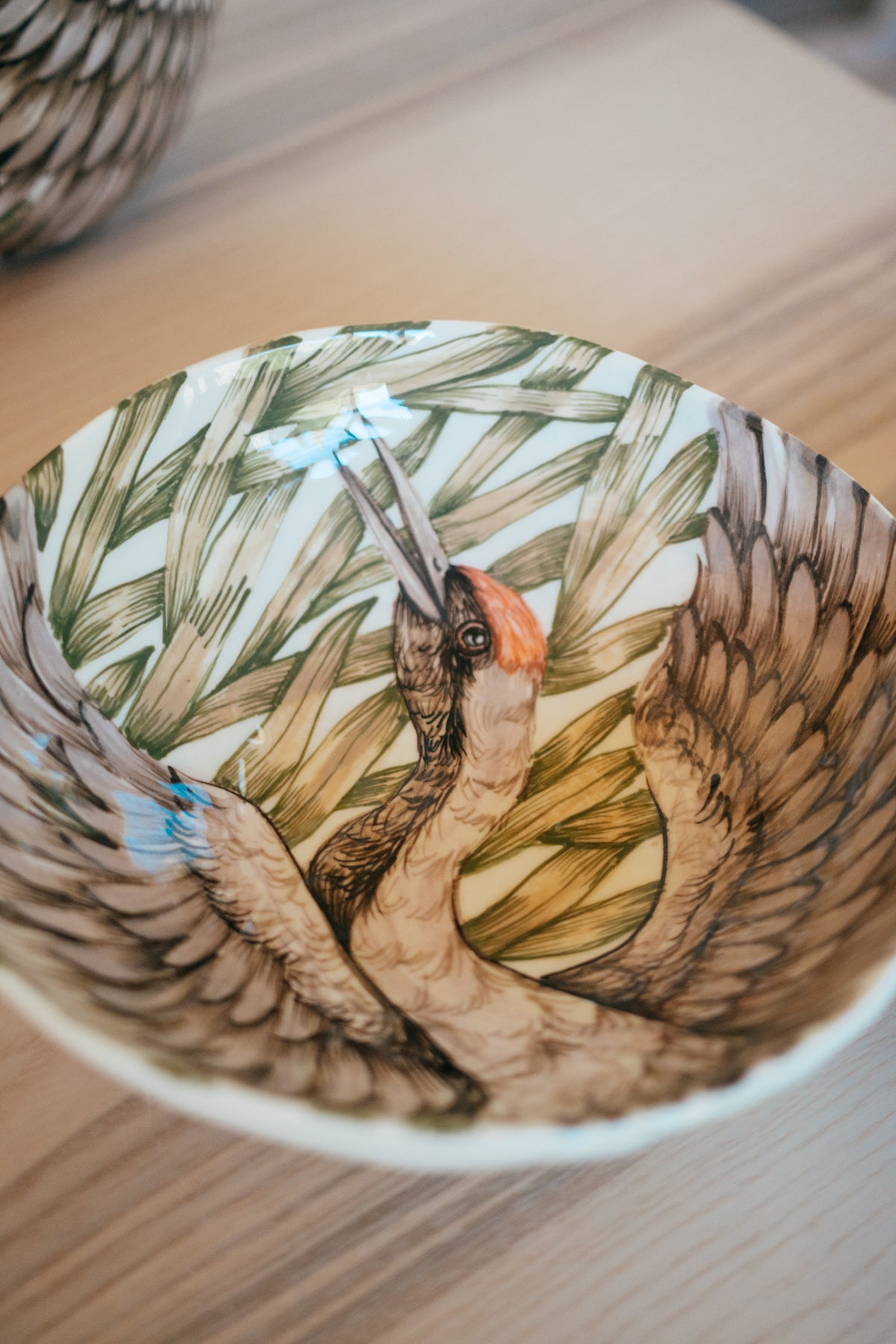 Crane | Porcelain bowl