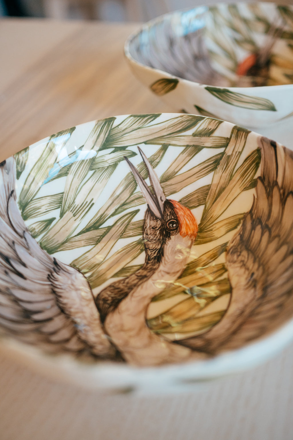 Crane | Porcelain bowl