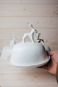 Bunny butter dish | Porcelain