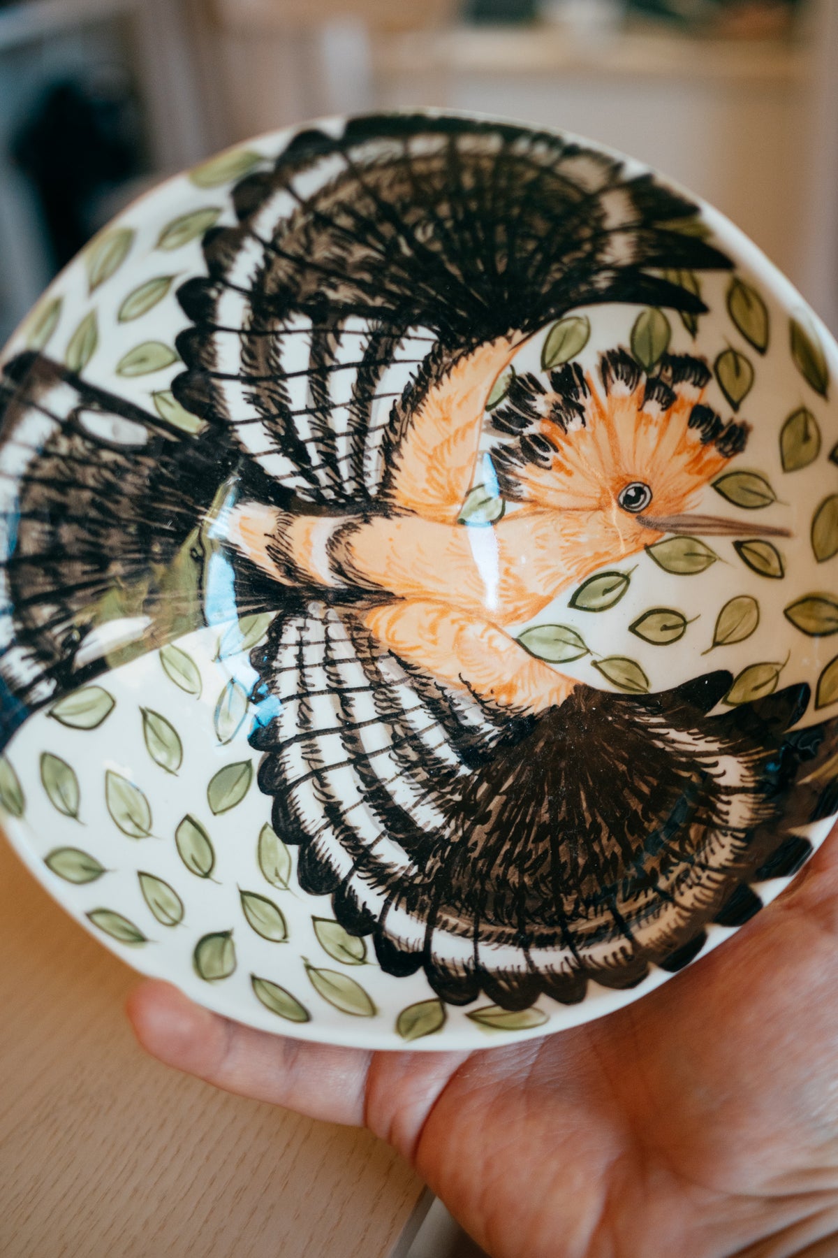 Hoopoe | Porcelain bowl