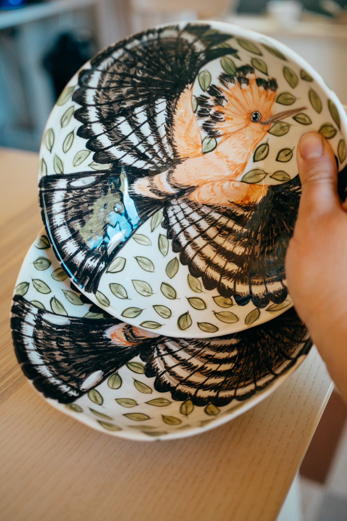 Hoopoe | Porcelain bowl