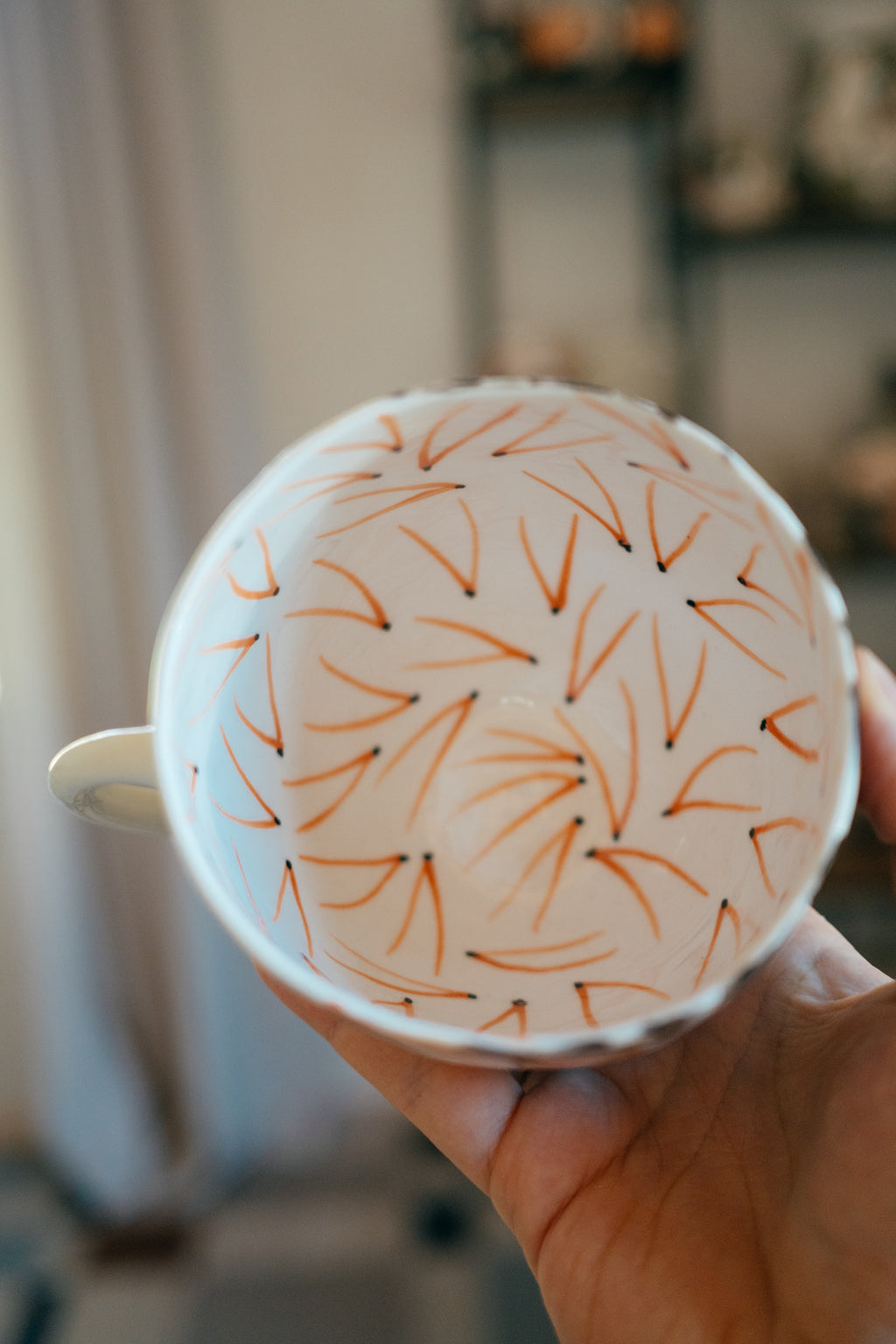 Hoopoe | Rounded Porcelain Mug