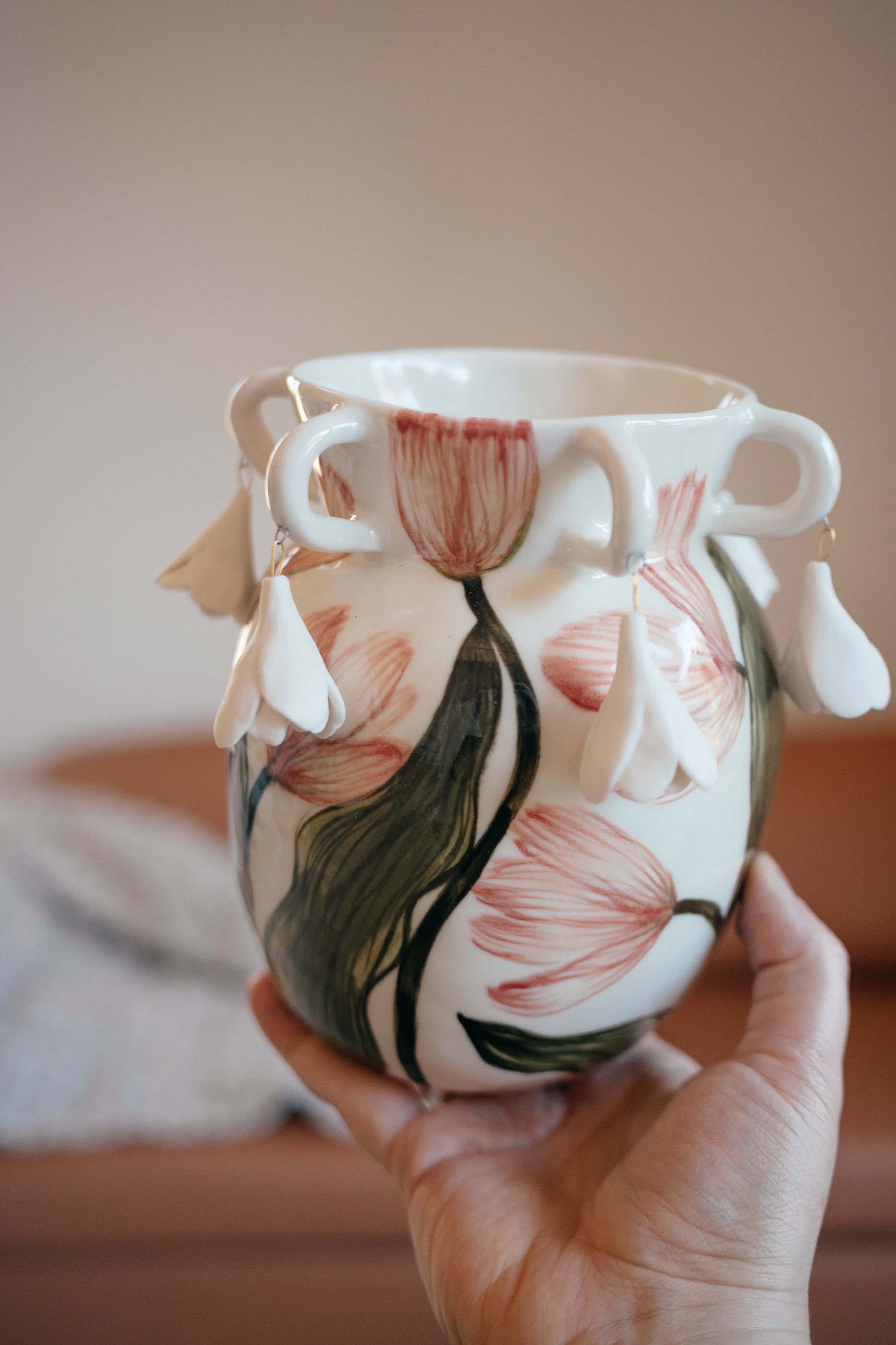 Tulpju vāze | Porcelāns