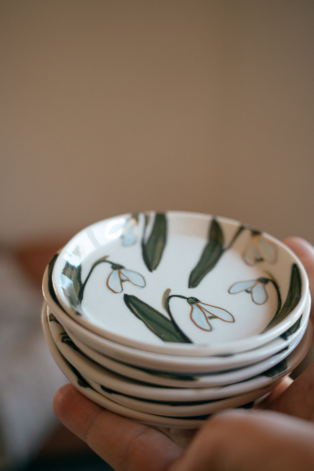 Sniegpulksteņi | Porcelāna šķīvītis