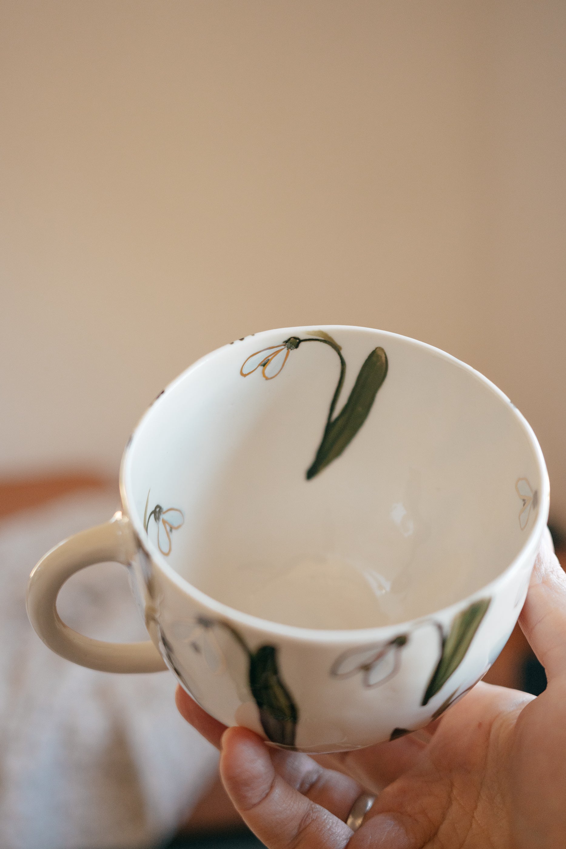 Sniegpulksteņi | Porcelāna krūze