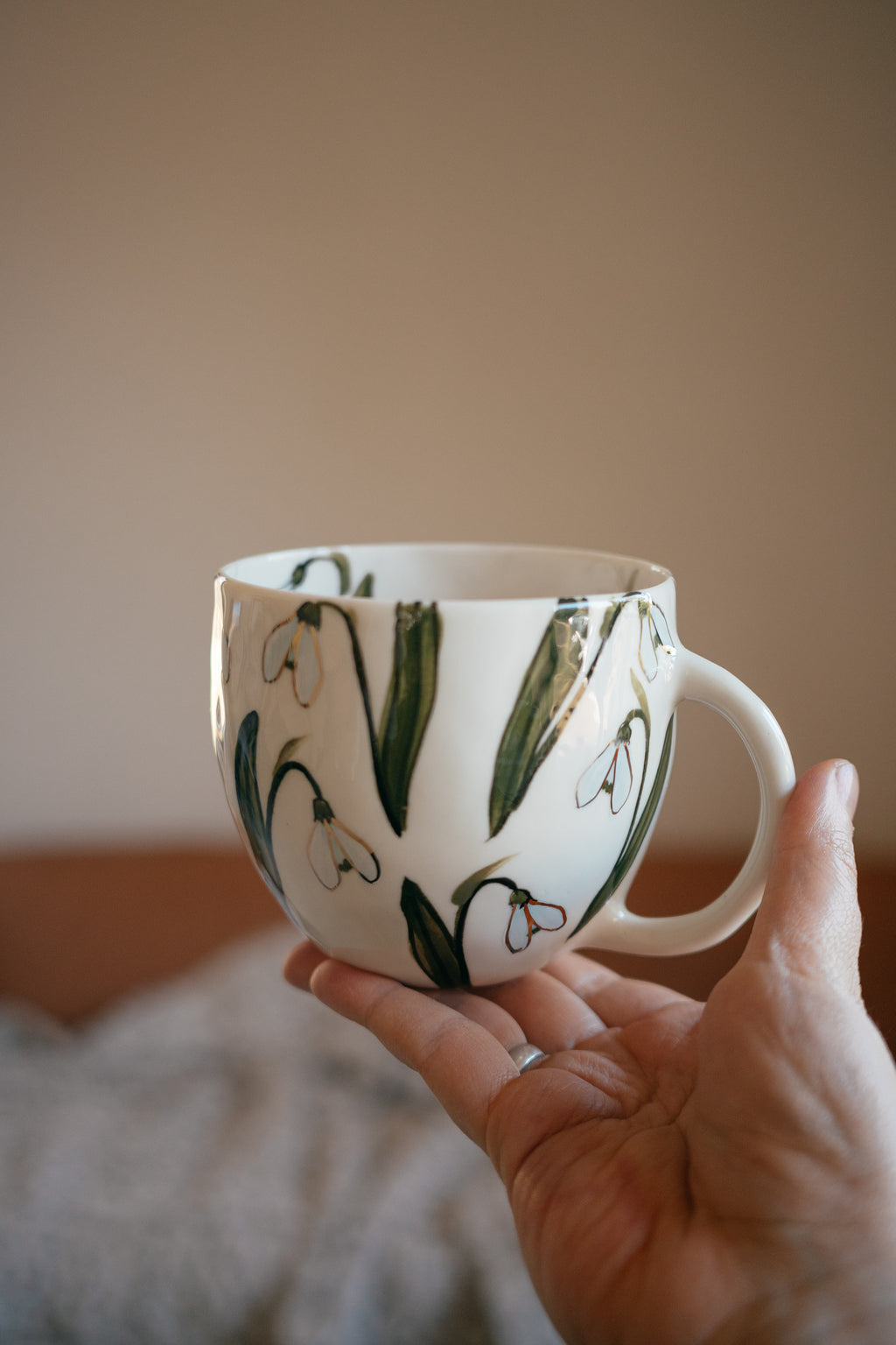 Sniegpulksteņi | Porcelāna krūze