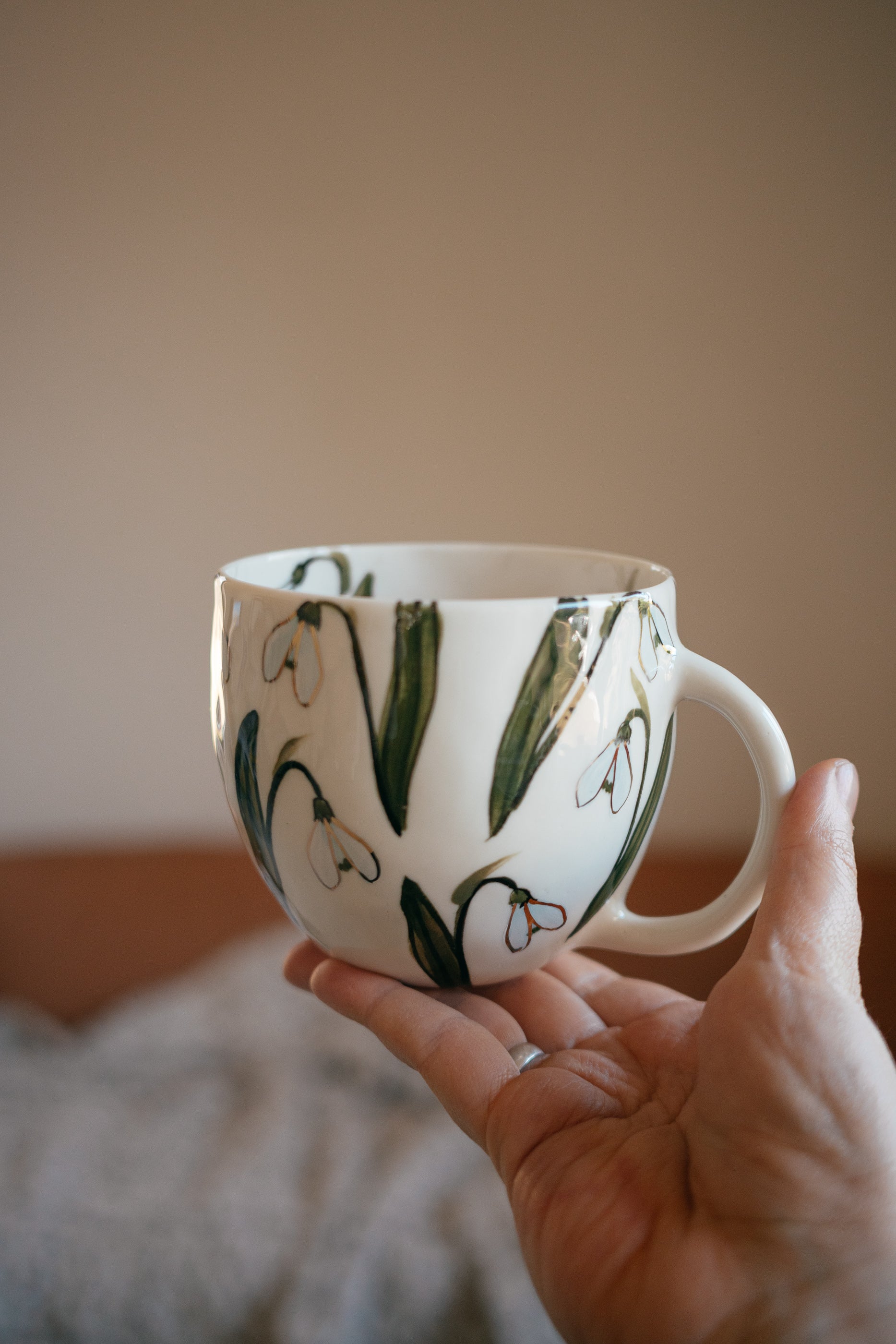 Sniegpulksteņi | Porcelāna krūze