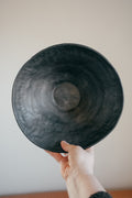 Black clay bowl | Woodfired clay ceramics
