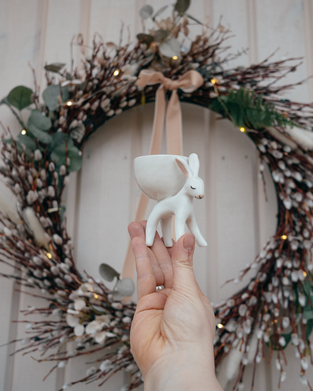 Bunny egg holder | Porcelain