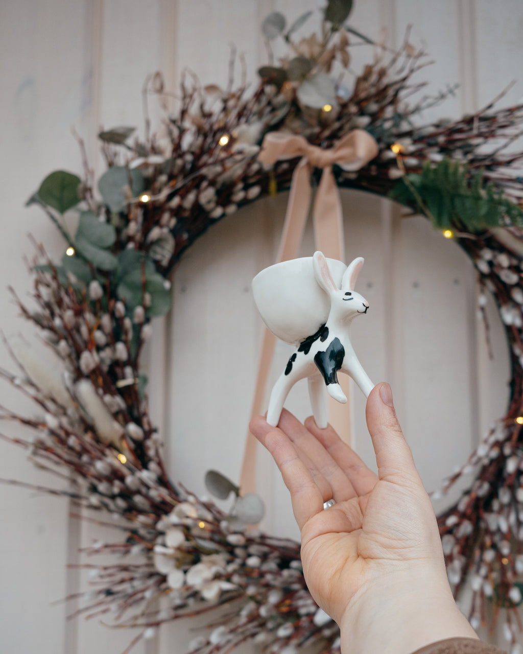 Bunny egg holder | Porcelain