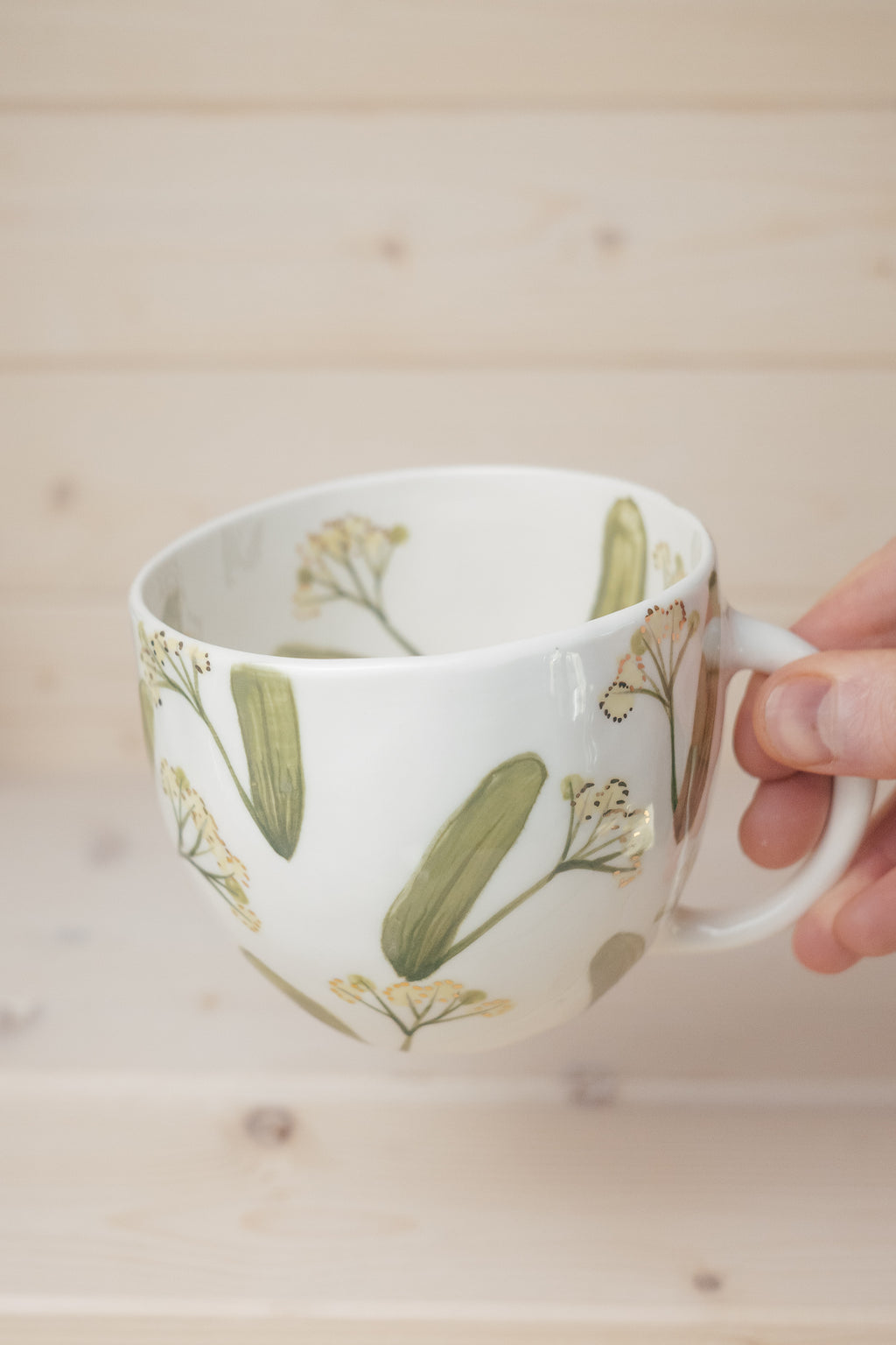 Liepziedi | Porcelāna krūze