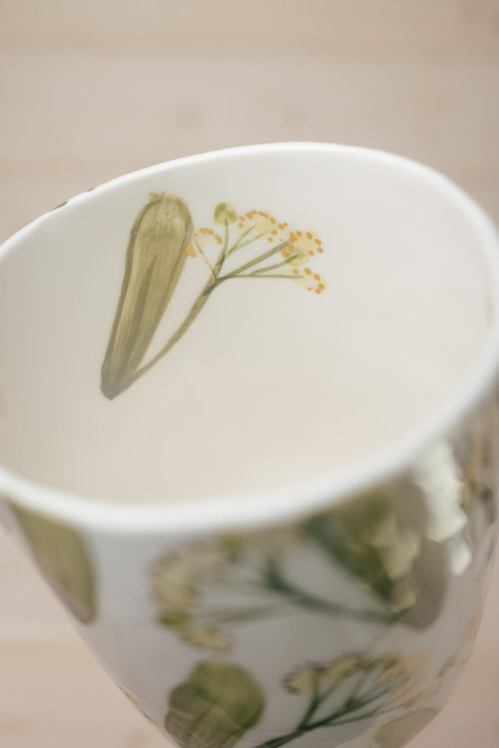 Liepziedi | Porcelāna krūze