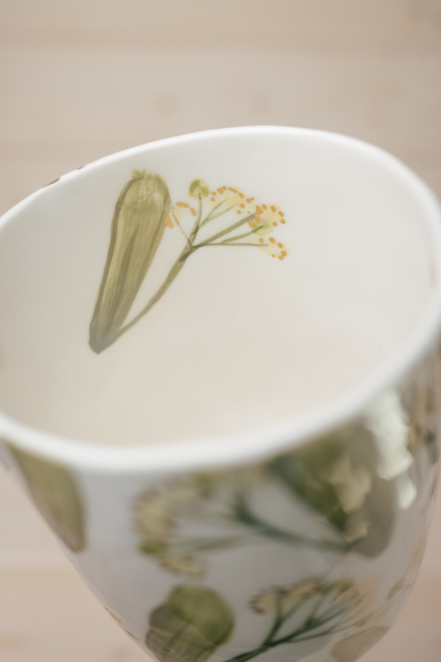 Liepziedi | Porcelāna krūze