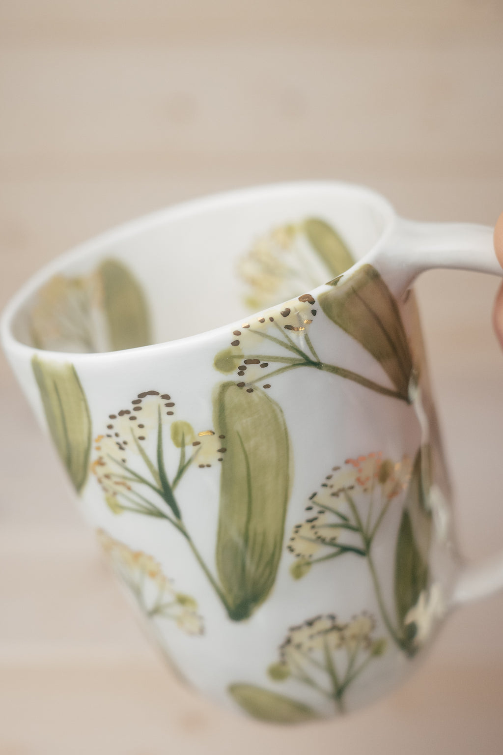 Liepziedi | Porcelāna krūze