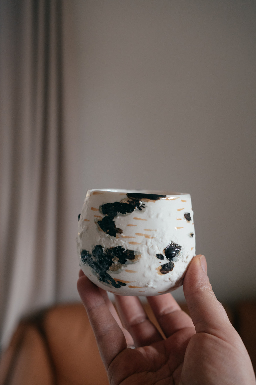 Birch | Handleless mug Porcelain