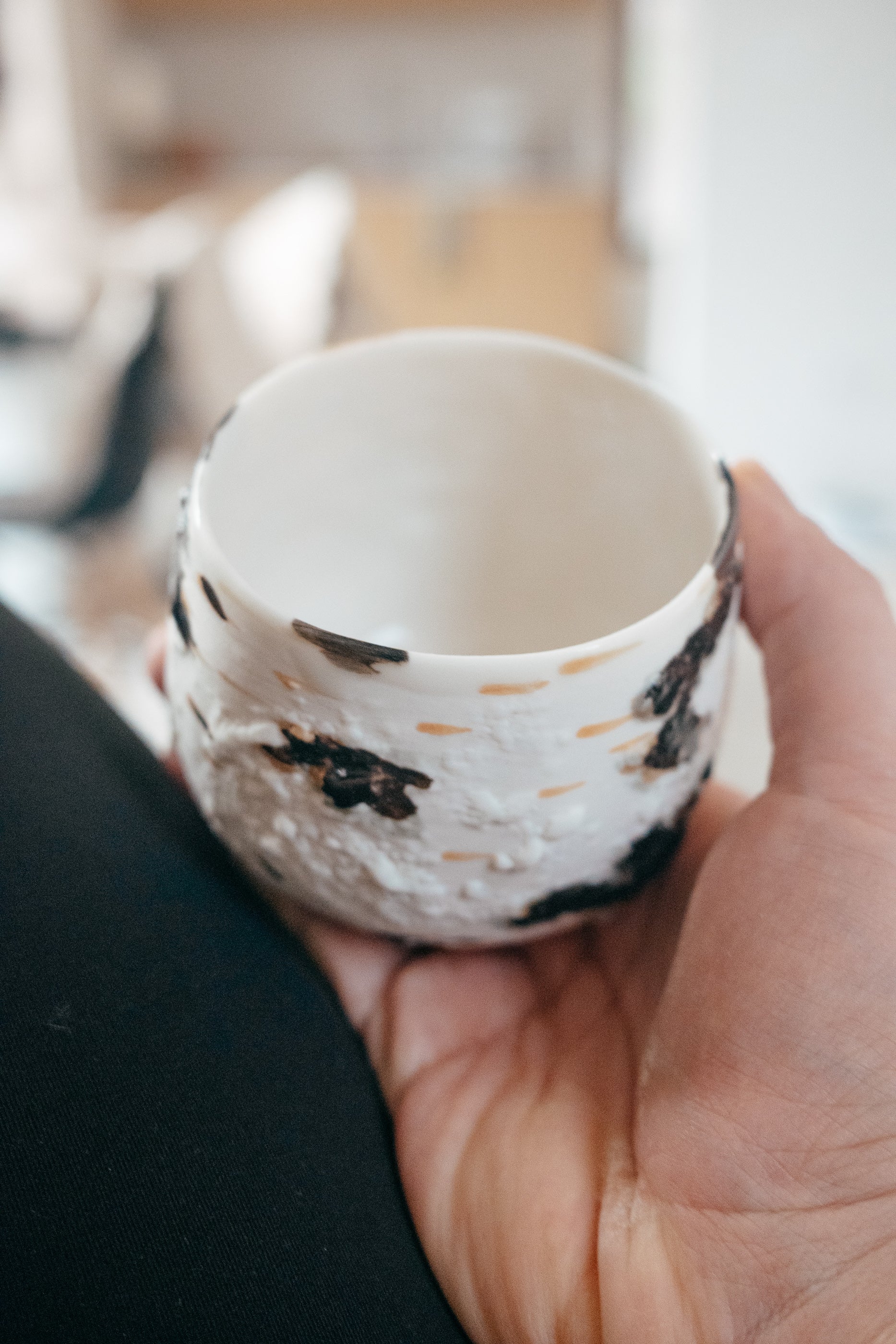 Birch | Handleless mug Porcelain