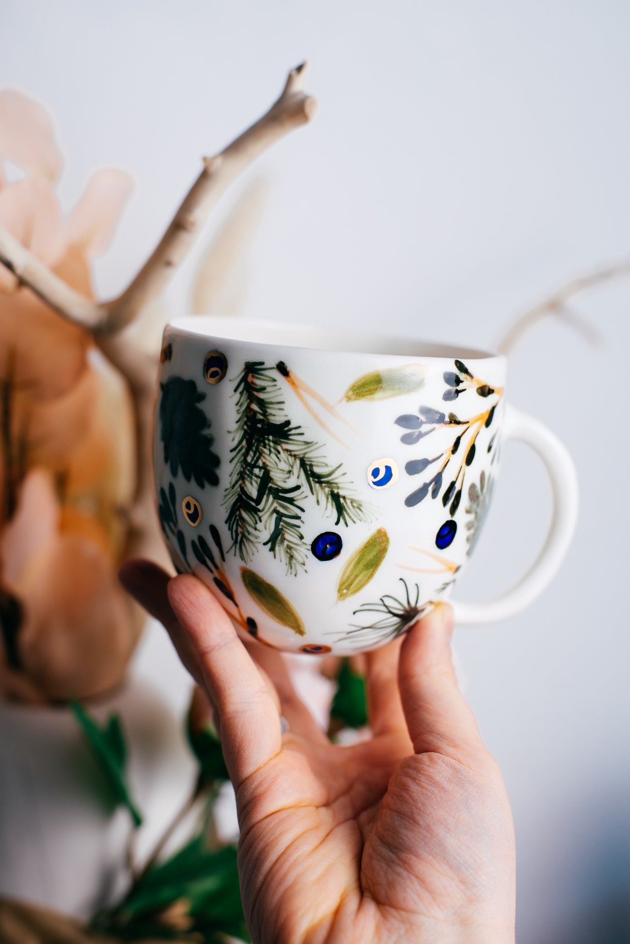 Ovisi Forest | Rounded Porcelain Mug