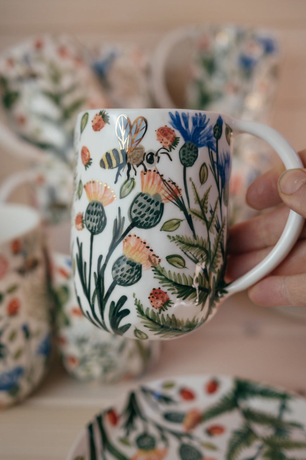 Vasaras pļava | Porcelāna krūze