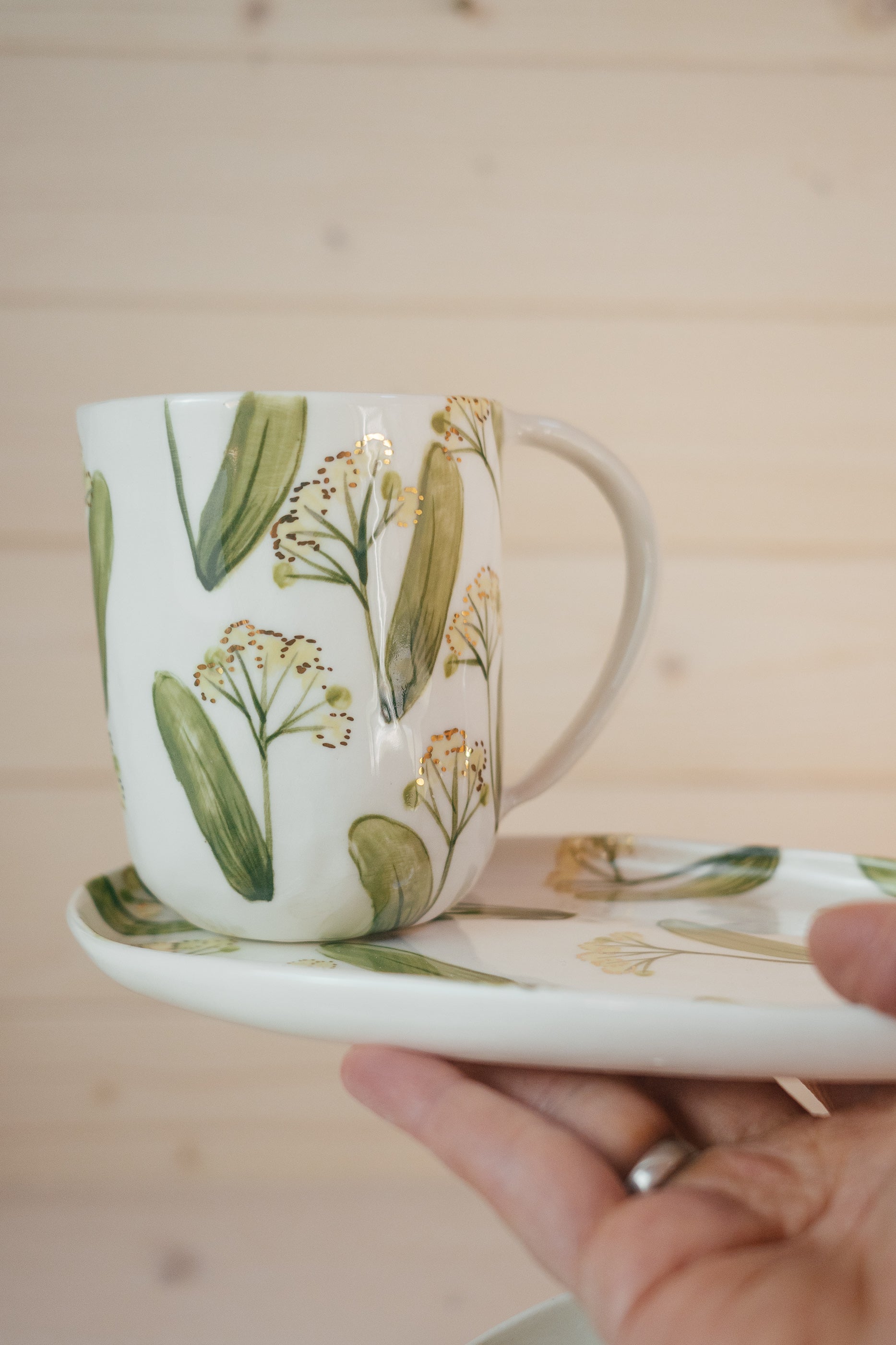 Liepziedi | Porcelāna krūze