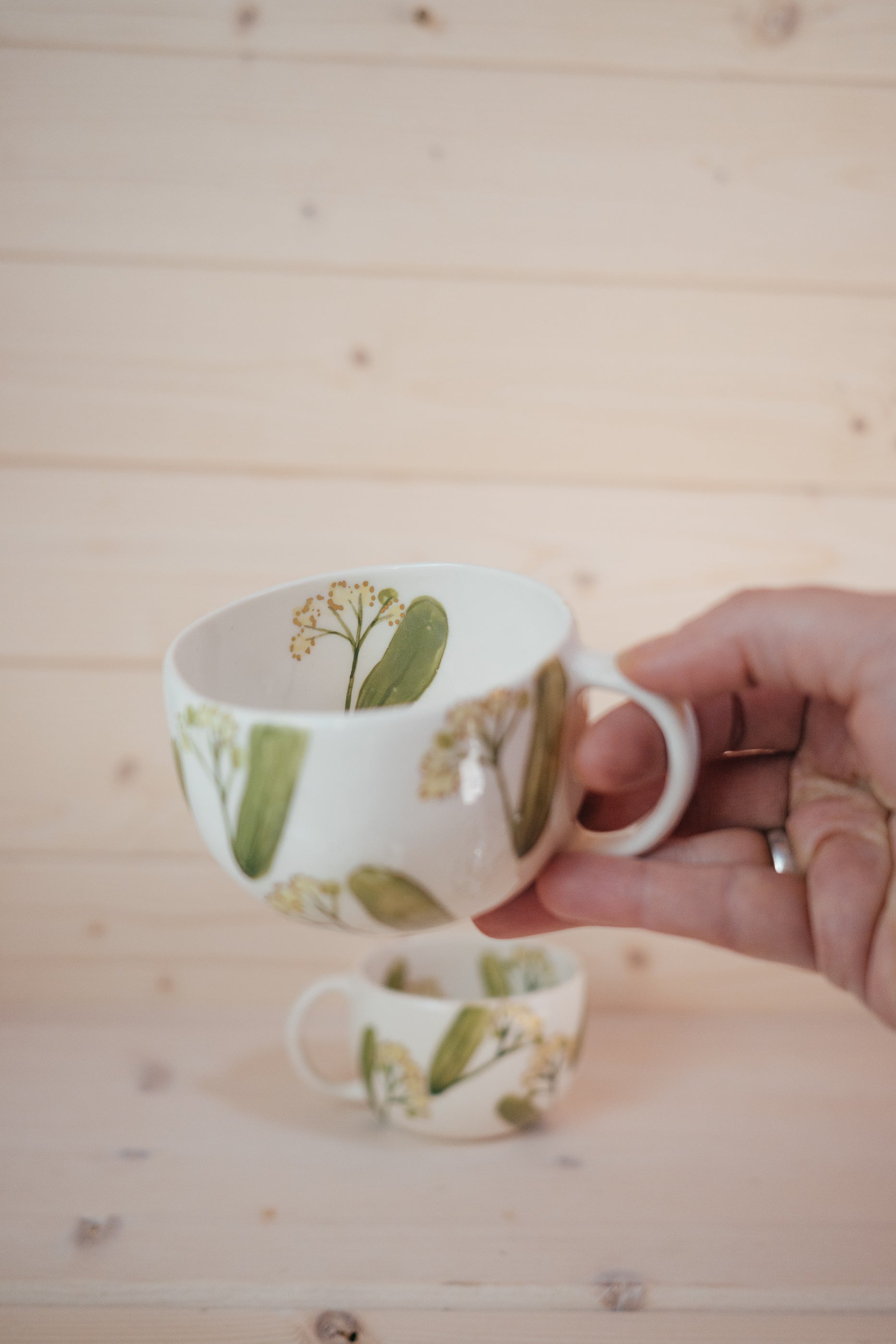 Liepziedi | Porcelāna krūze