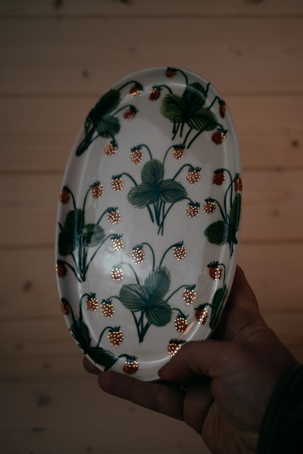 Meža zemenītes | Porcelāna šķīvji