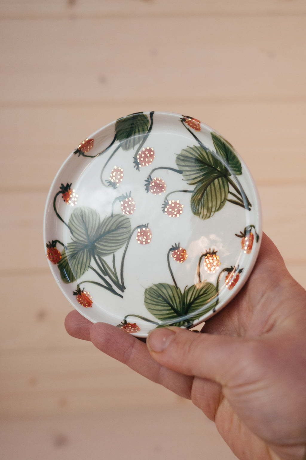 Meža zemenītes | Porcelāna šķīvji