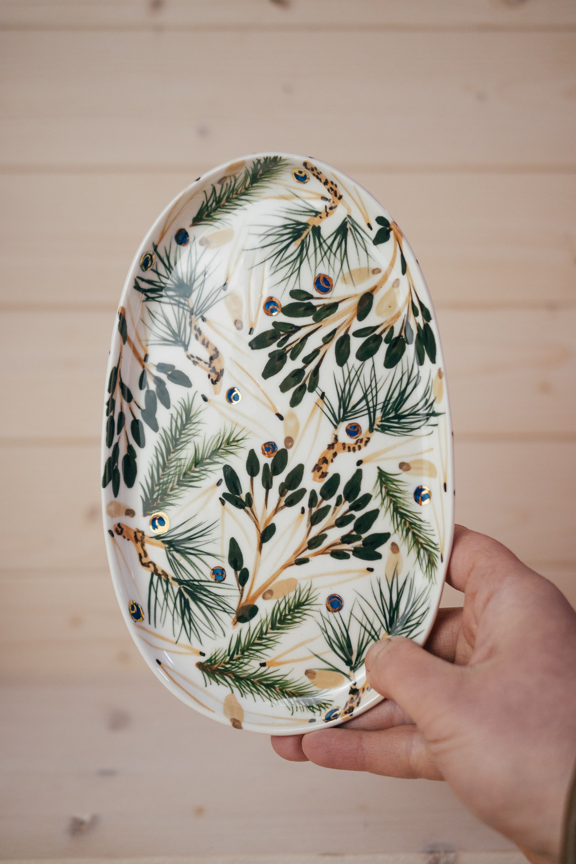 Ovisi forest | Porcelain plate