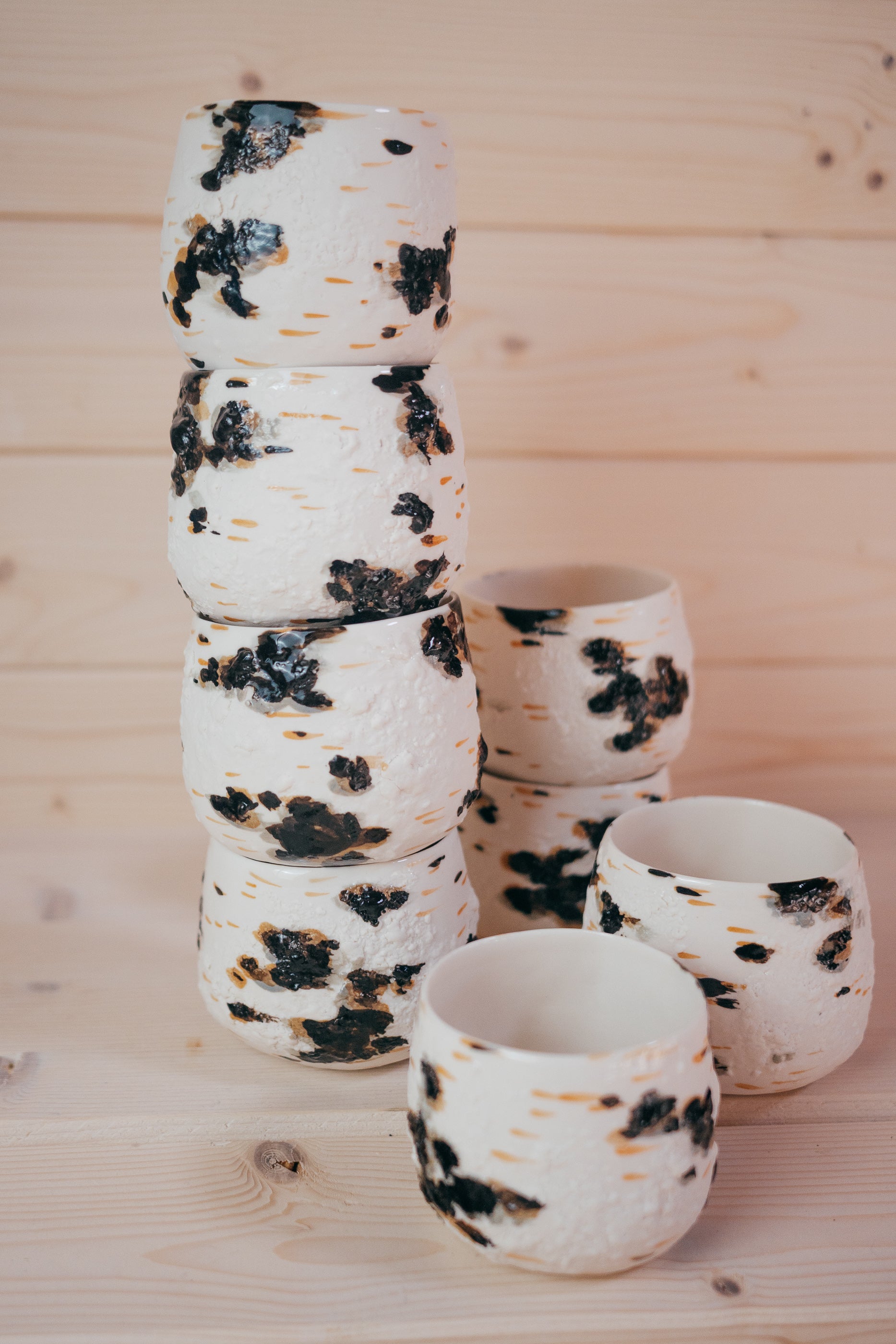 Birch | Handleless mug Porcelain