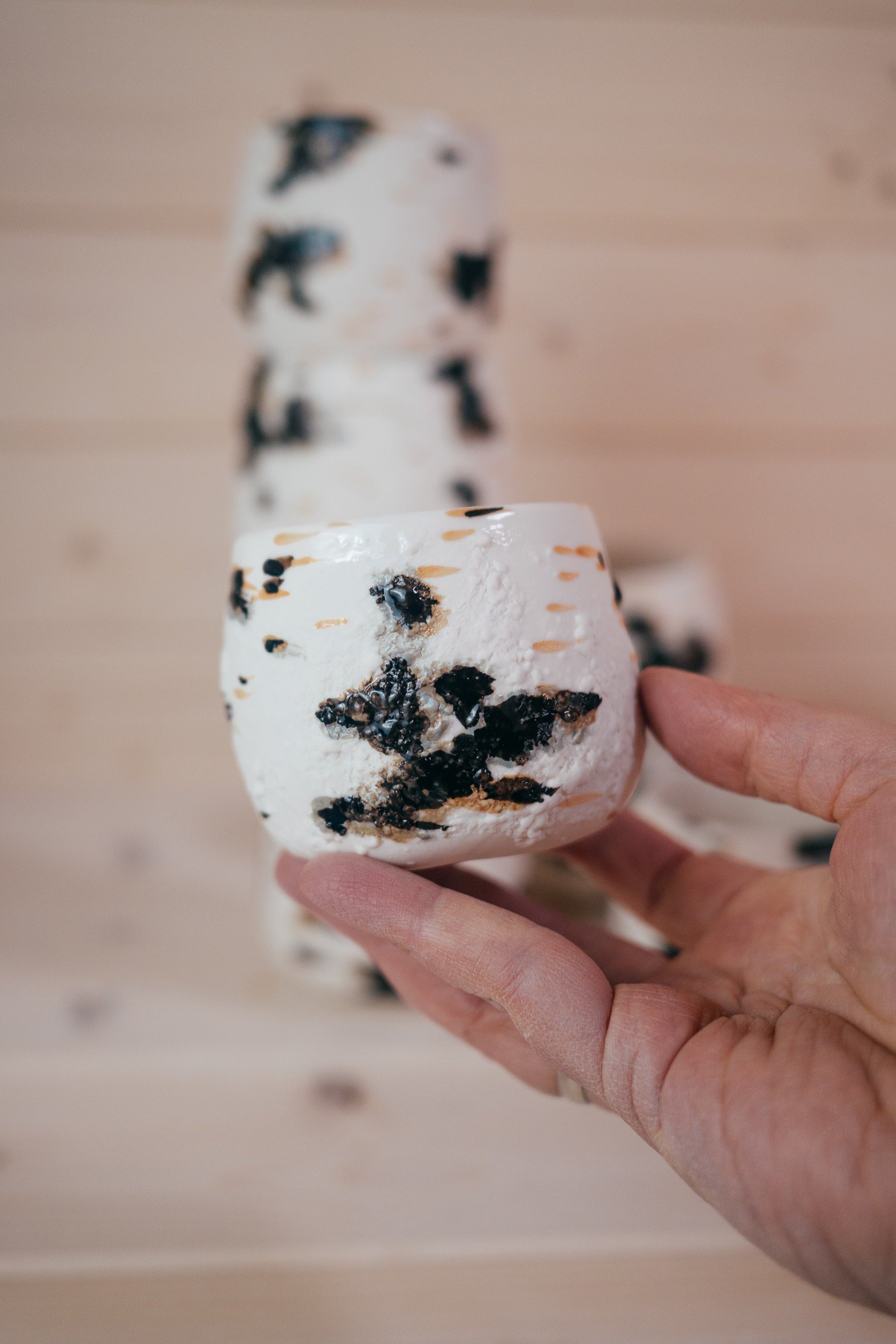 Birch | Handleless mug Porcelain
