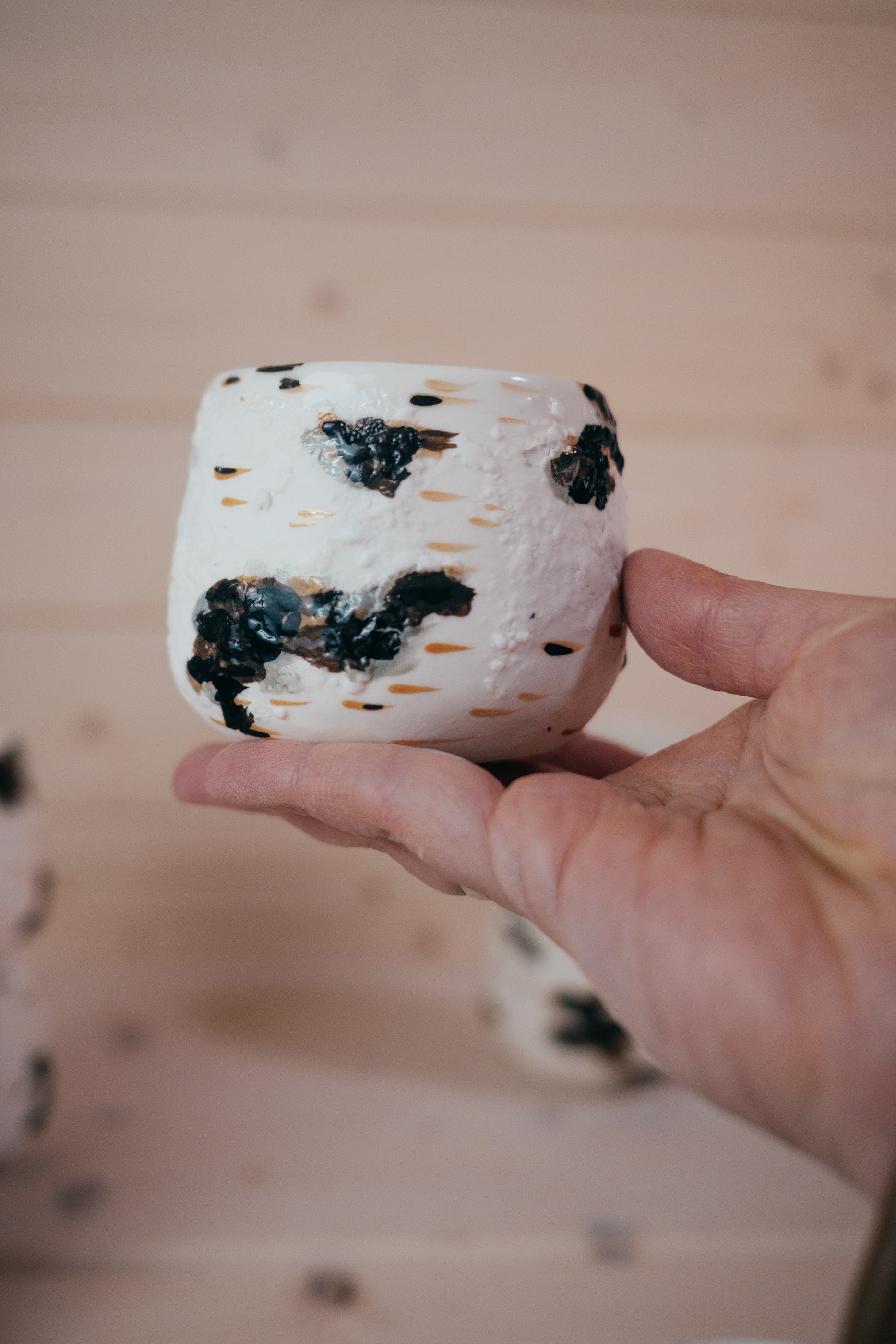 Birch | Handleless mug Porcelain