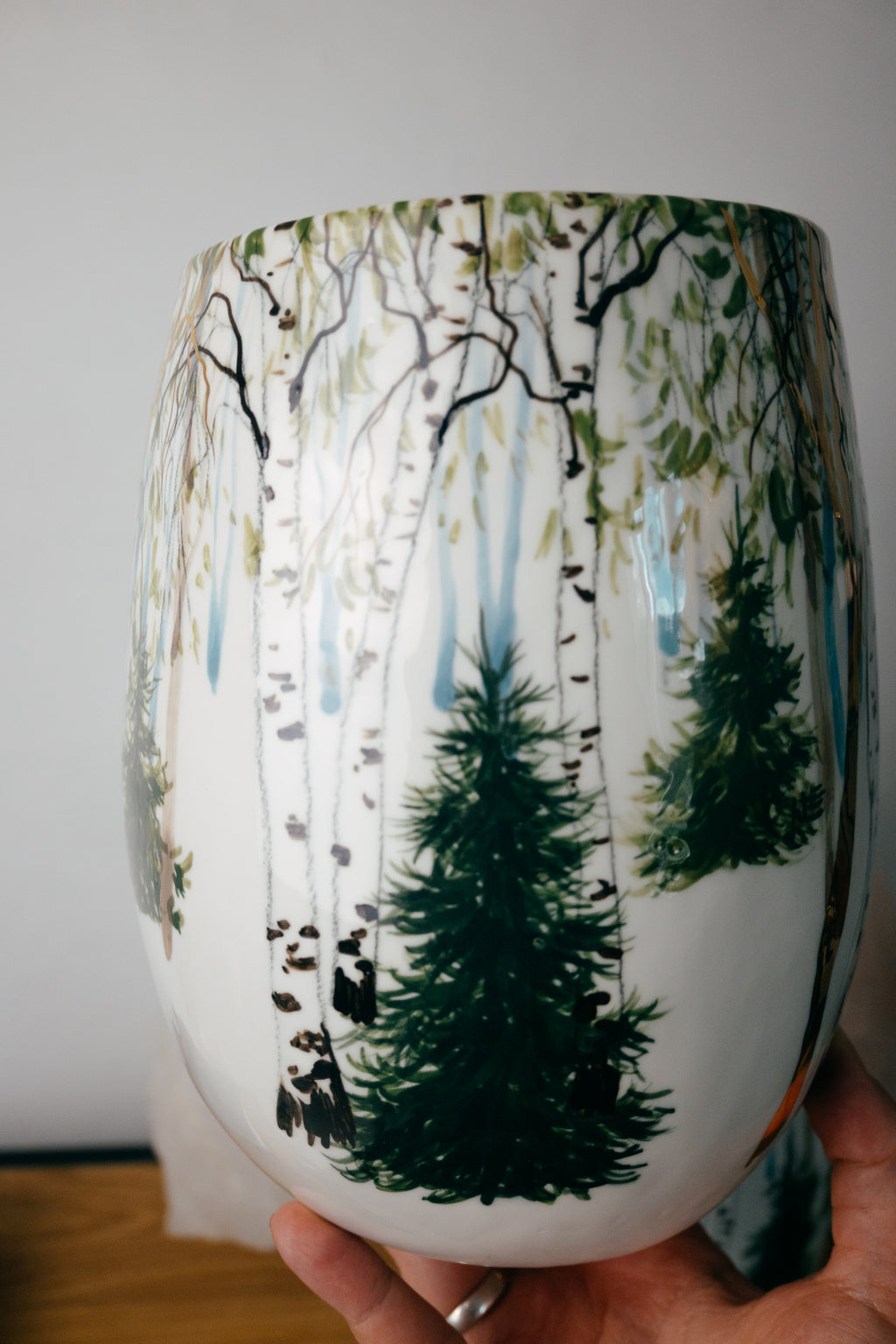 Golden forest | Large vase