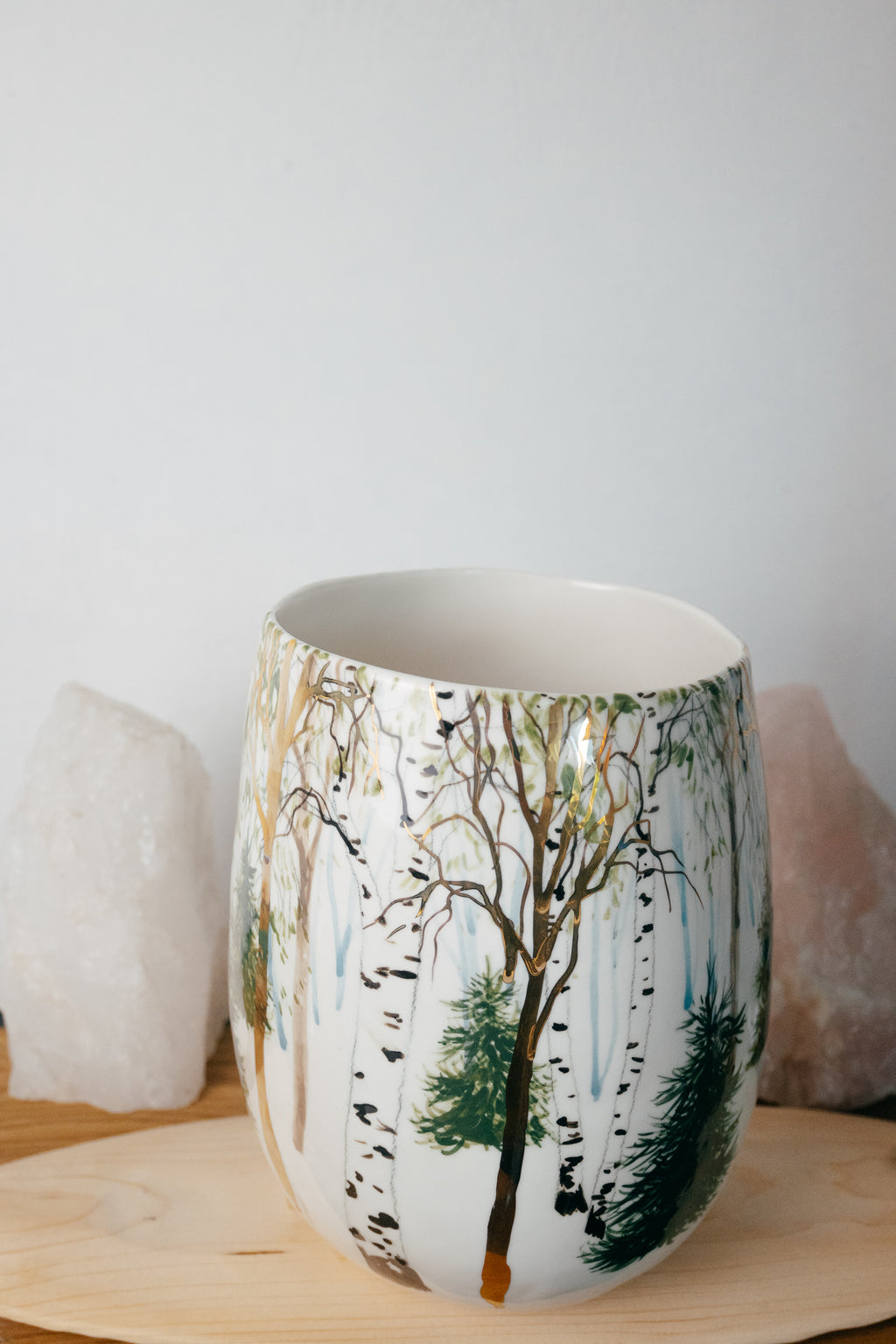 Golden forest | Large vase