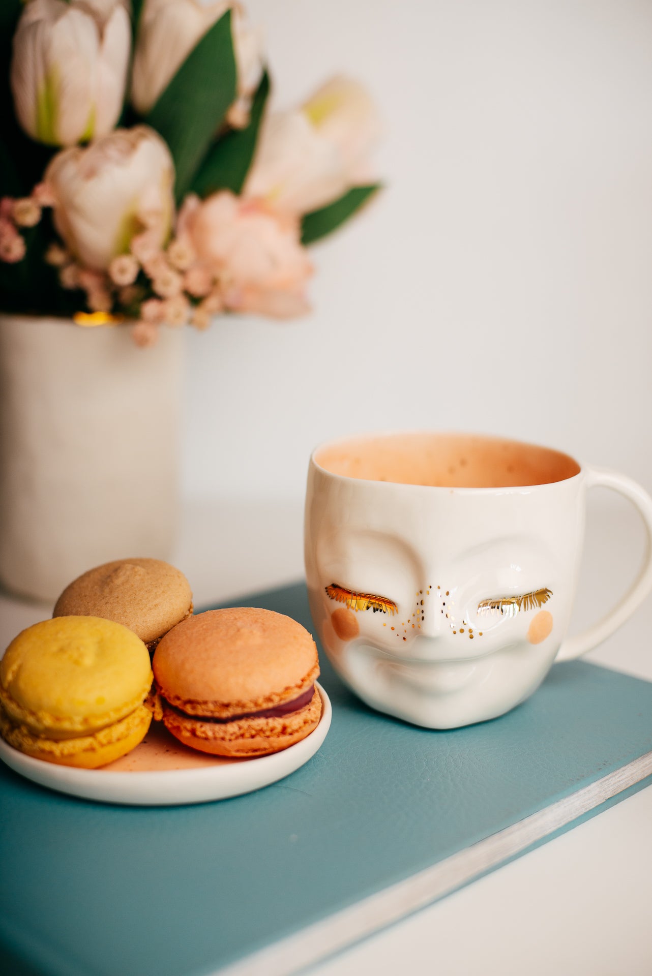 Happy face M size | Porcelain mug