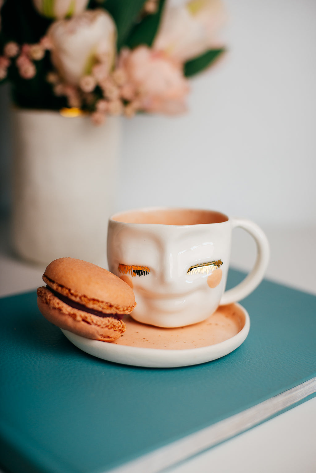 Happy face S size | Porcelain mug