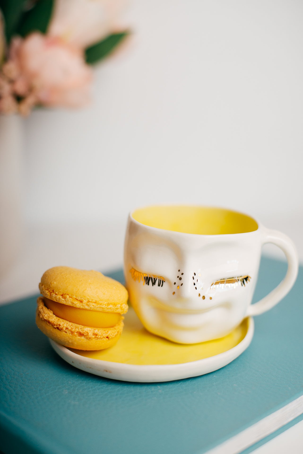 Happy face S size | Porcelain mug