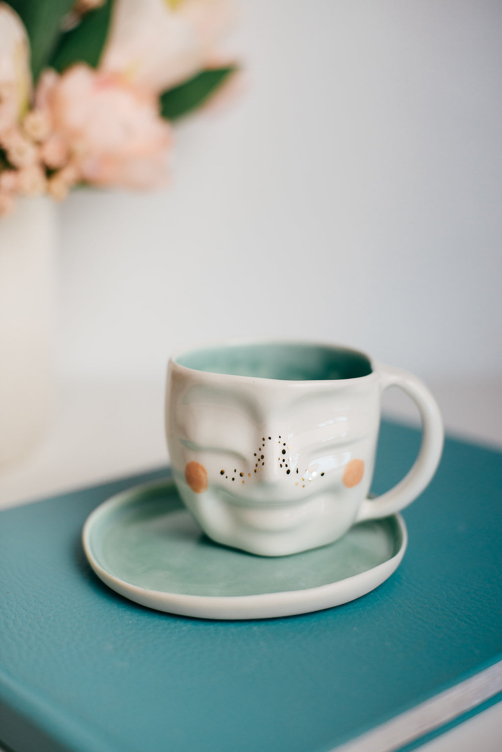 Happy face S size | Porcelain mug